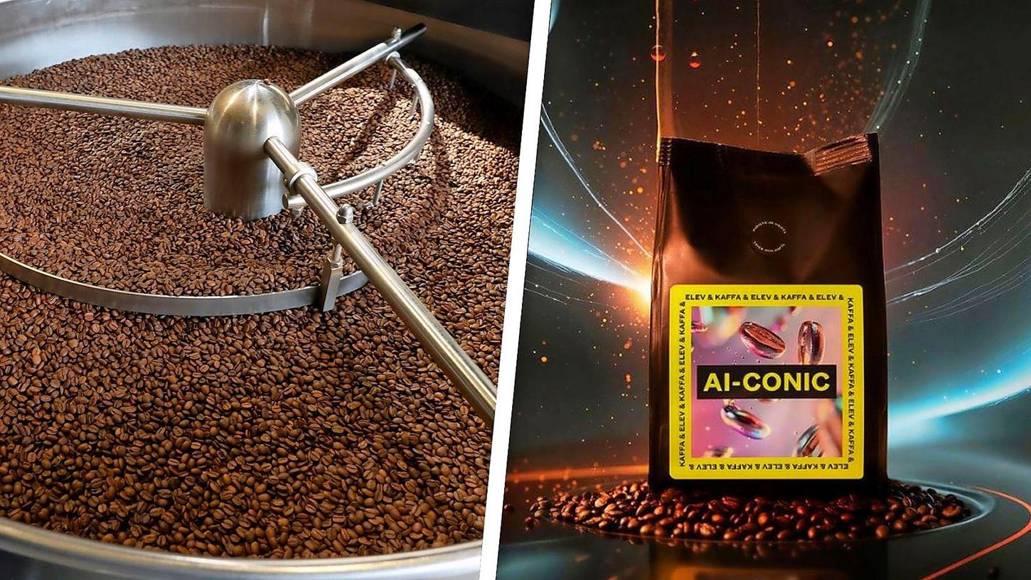 Die Kaffeerösterei "Kaffa" in Helsinki hat die Mischung "AI-conic" von künstlicher Intelligenz zusammenstellen lassen und auf den Markt gebracht.