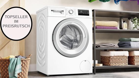 Bosch-Waschmaschine nie günstiger - nur kurz! Amazon-Topseller ist leise, sparsam und fasst 8kg