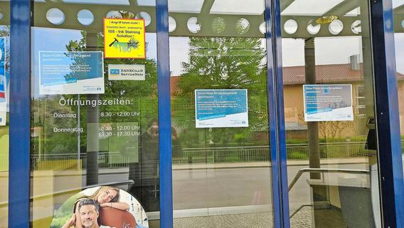 Ihr Ziel war der Geldautomat: Einbrecher sind am Wochenende in Pilsacher Bankfiliale eingestiegen