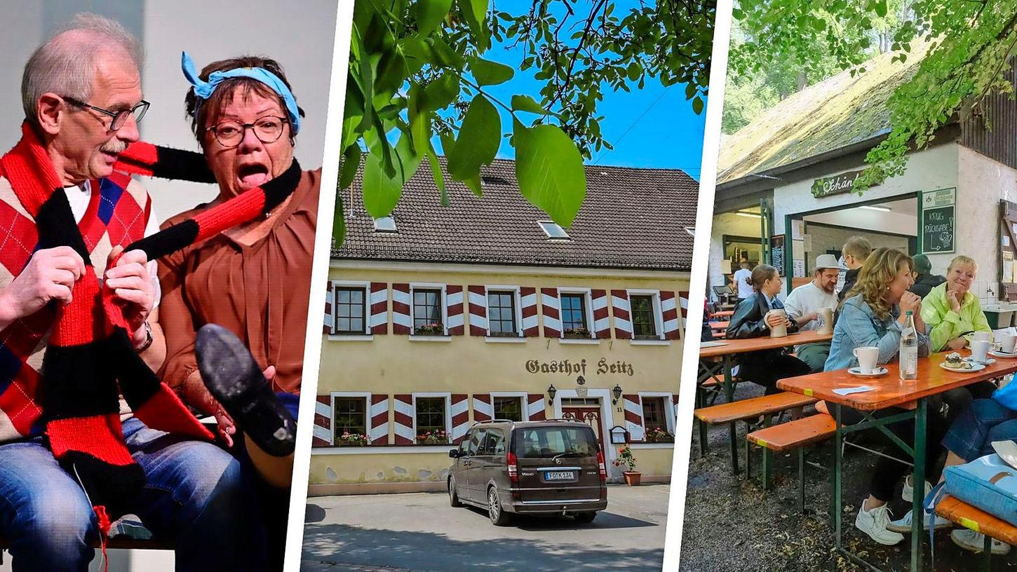 Die Bletsch'n Bühne spielt in Unterleinleiter, das Frühlingsfest lockt nach Thuisbrunn und der Kellerwald in Forchheim feiert Saisoneröffnung. Die Bletsch'n Bühne spielt in Unterleinleiter, das Frühlingsfest lockt nach Thuisbrunn und der Kellerwald in Forchheim feiert Saisoneröffnung.