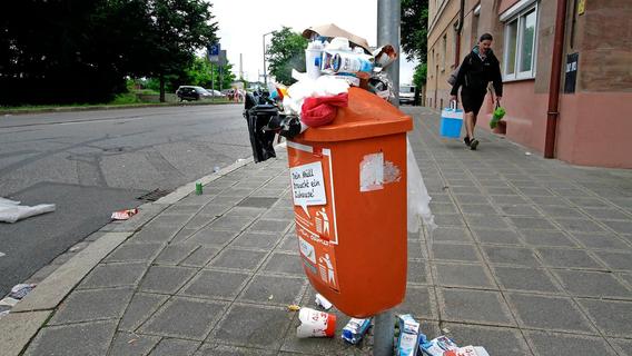 Provokantes Gedankenspiel: Baut Nürnberg jetzt seine öffentlichen Mülleimer ab?