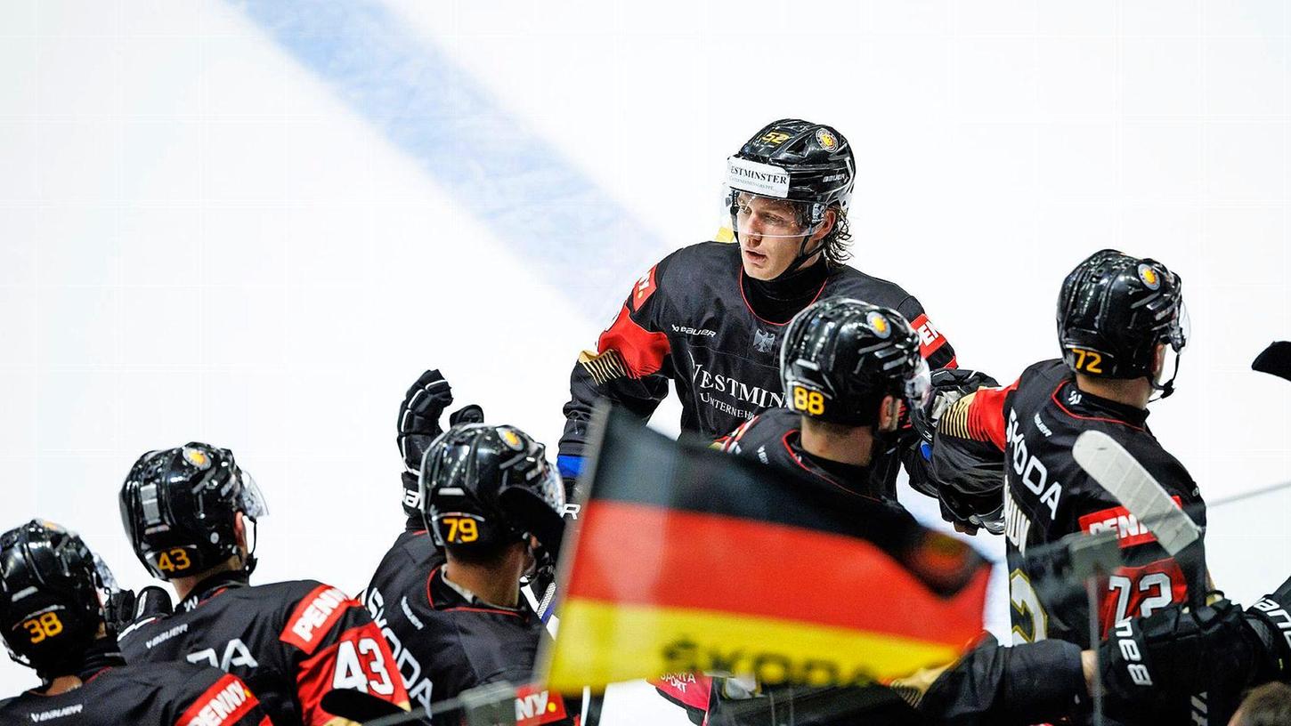 Die deutsche Eishockey-Nationalmannschaft ist in der Offensive bereits in WM-Form.