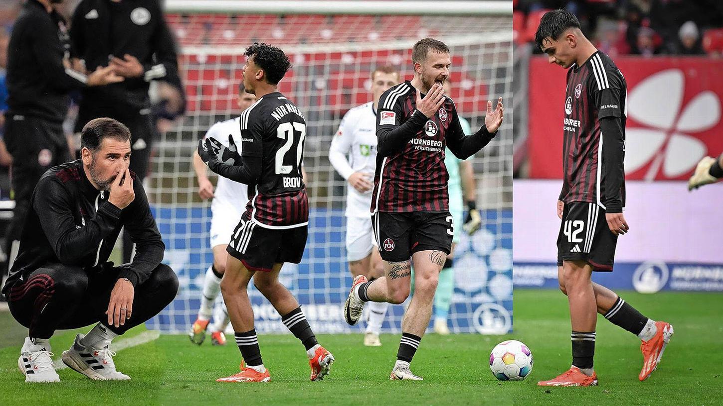 Der 1. FC Nürnberg wartet seit fünf Spielen auf einen Sieg. Nicht nur die Ergebnisse geben zu denken.