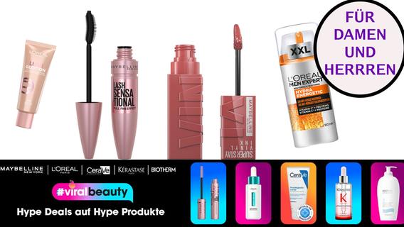 Bis 50% auf Loreal, Maybelline, Garnier & CeraVe im Amazon-Sale: Shampoo, Mascara, Lippenstift
