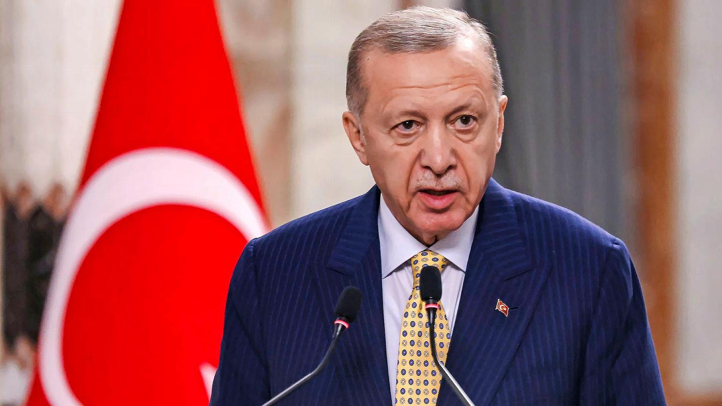Der türkische Präsident Recep Tayyip Erdogan wirft dem Westen vor, seine eigenen Werte zu missachten, wenn es um den Gaza-Krieg geht.