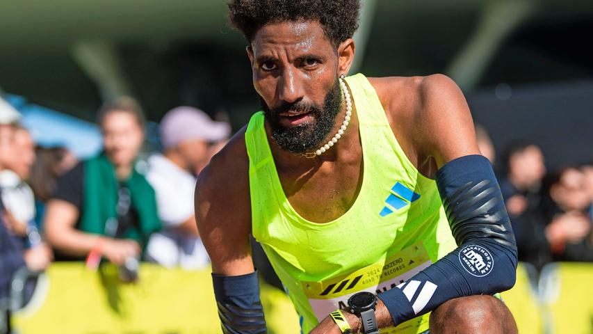 Deutsche Marathon-Hoffnung: Amanal Petros ging über zehn Kilometer an den Start und verpasste seine persönliche Bestleistung knapp.