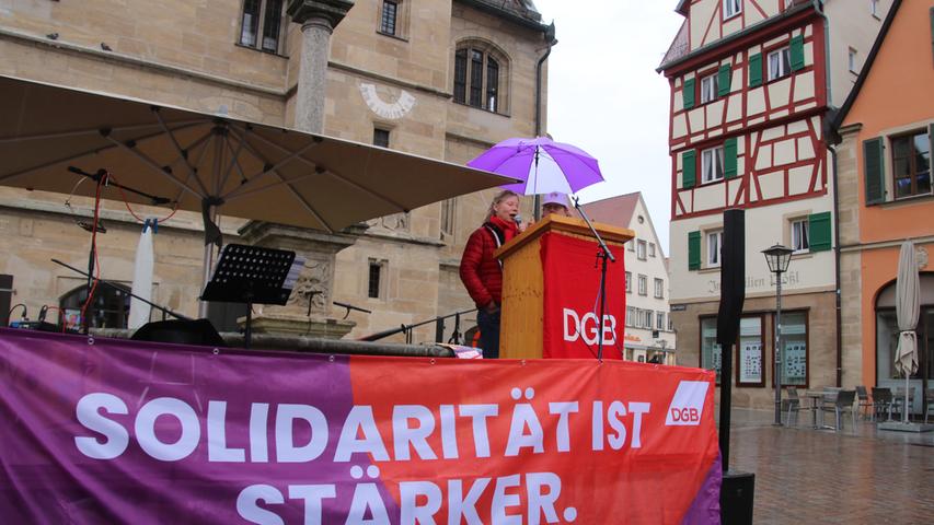 Kundgebung am 1. Mai: ver.di-Gewerkschaftssekretärin Katharina Breitenbach zu Gast in Weißenburg