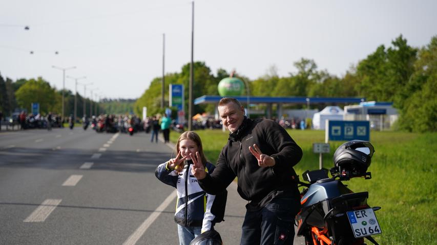 Tausende Biker versammeln sich in Nürnberg: Die ersten Bilder zur Mai-Ausfahrt