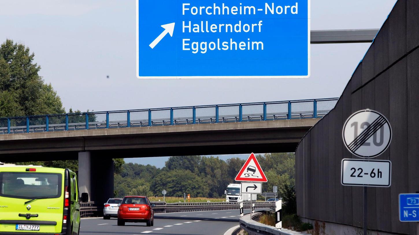 Die Ausfahrt Forchheim Nord in Richtung Bamberg ist ein Unfallschwerpunkt.