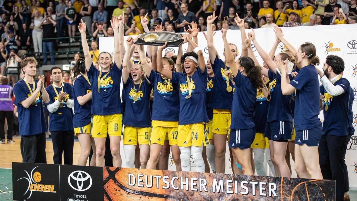 Die Alba-Frauen konnten erstmals die deutsche Meisterschaft gewinnen.