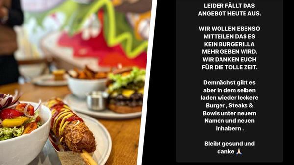 Neben Burgern gab es im "Burgerilla" in der Sulzbacher Straße in Nürnberg Junk Food-Gerichte wie Corndogs, Hotdogs oder Nuggets. Am 13. Januar 2023 kam es in dem Laden in der Sulzbacher Straße zu einem Brand, wobei ein Sachschaden von circa 20.000 Euro entstand. Nach rund einem Monat Umbaumaßnahmen konnte das Team im Februar 2023 schließlich wieder Gäste bewirten. Doch dann verkündete die "Burgerilla" im Februar 2024 via Instagram völlig überraschend die sofortige Einstellung ihres Angebots und die endgültige Schließung des Burgerladens. Kurz darauf wurden sämtliche Inhalte des Profils gelöscht, genauso wie die Webseite. Lediglich auf Facebook ist "Burgerilla" noch zu finden. Gründe für die überraschende Schließung wurden nicht genannt.