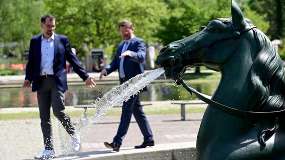 In Nürnberg sprudeln wieder 210 Brunnen: Kommt der Neptunbrunnen doch noch auf den Hauptmarkt?
