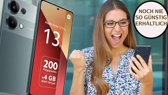Amazon verpulvert Top-Smartphone günstig wie nie! Xiaomi Redmi Note 13 Pro 6,67" 256 GB für 240€