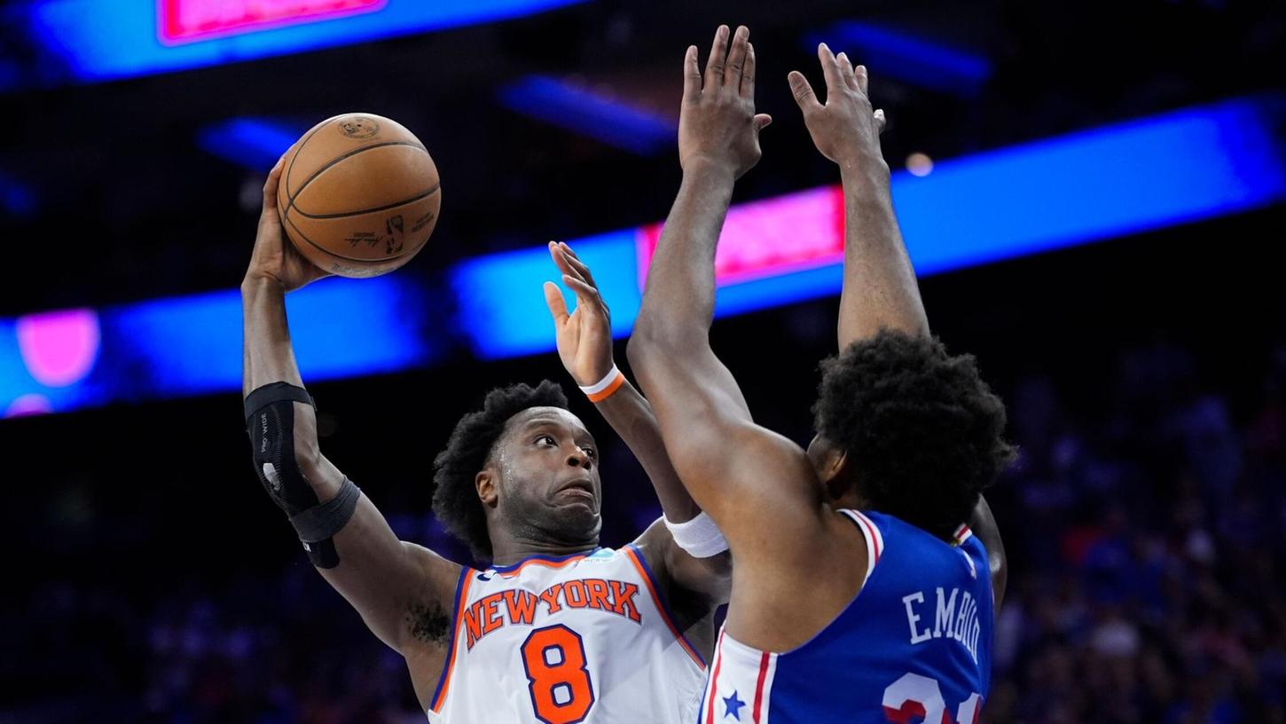 Die New-York-Knicks-Anhänger hatten auswärts beim Spiel in Philadelphia noch für Heimspielatmosphäre und entsprechende Verärgerung gesorgt.