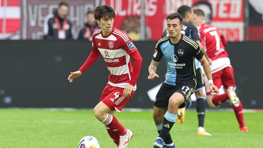 Ao Tanaka ist der Strippenzieher im Mittelfeld der Düsseldorfer, viel läuft über den Japaner.