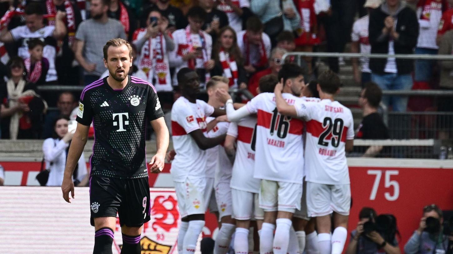 Harry Kane und die Bayern fahren mit einer Niederlage aus Stuttgart nach Hause.