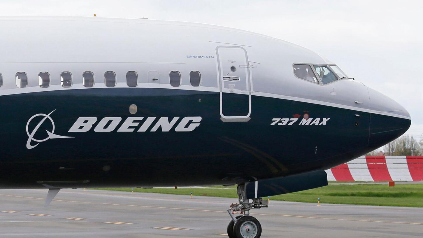 Eine Boeing 737-Max: Mehrere Whistleblower hatten die Sicherheitsmängel beim US-amerikanischen Flugzeugbauer publik gemacht (Symbolbild).