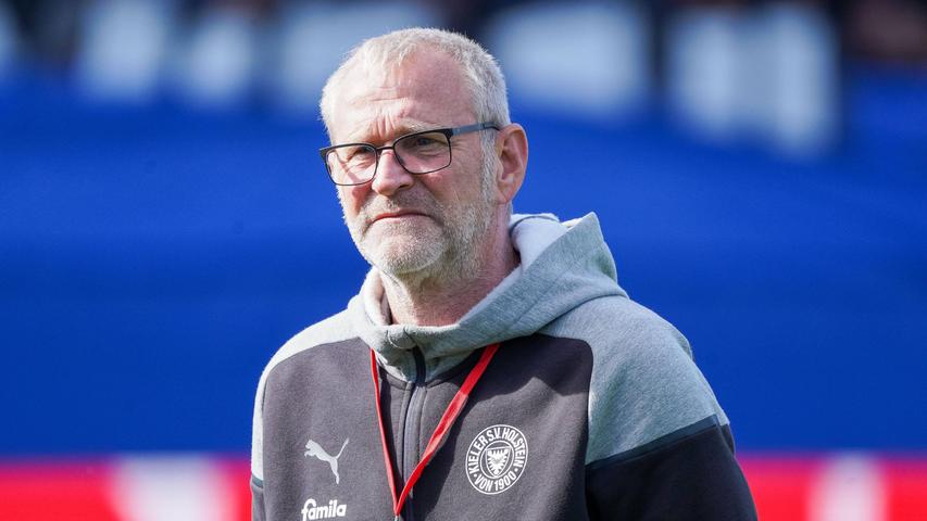 Uwe Stöver ist noch Geschäftsführer Sport bei Holstein Kiel. Der 56-Jährige beendet sein Engagement bei den Störchen auf eigenen Wunsch zum 30. Juni 2024.  Abgegebene Stimmen:  272.