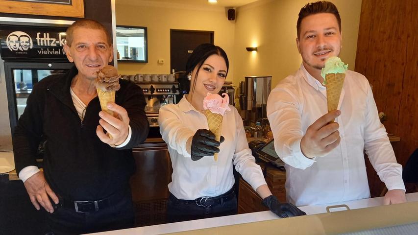 In vierter Generation: Familie erfüllt sich Traum vom eigenen Eiscafé in der Fürther Innenstadt