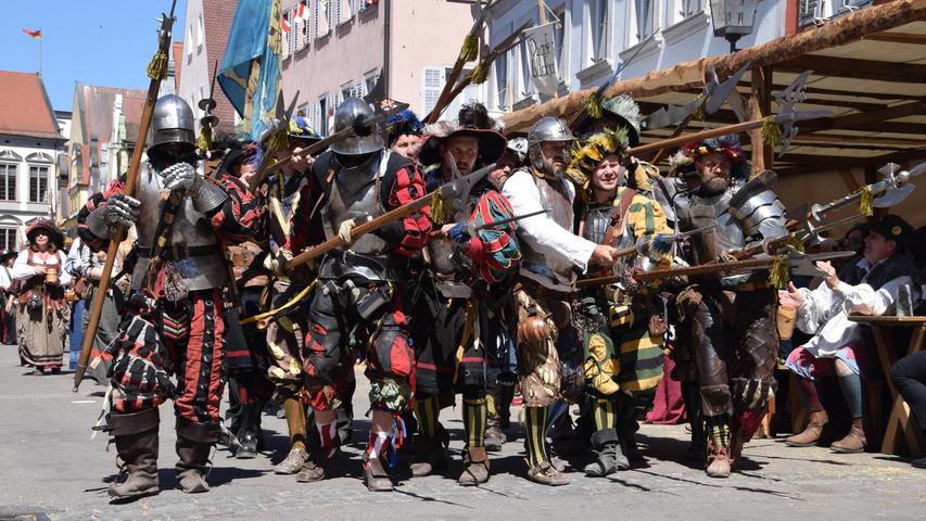 In Oettingen wird am Wochenende der Historische Markt gefeiert