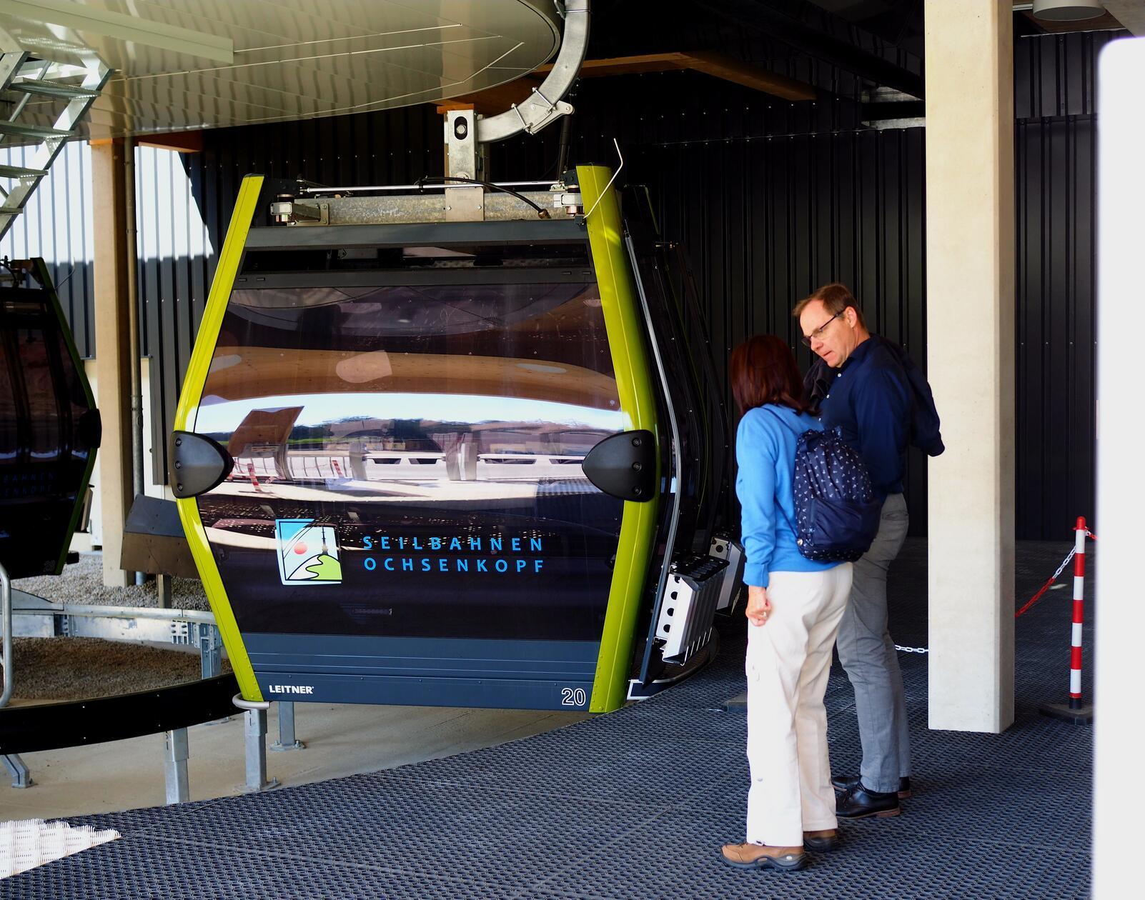 Diese hochmodernen Gondeln fahren jetzt auf den Ochsenkopf - im Winter, aber auch im Sommer für Wanderer und Mountainbiker. Ab der Saison 2024/25 kommt die neue Bahn von Süden dazu.