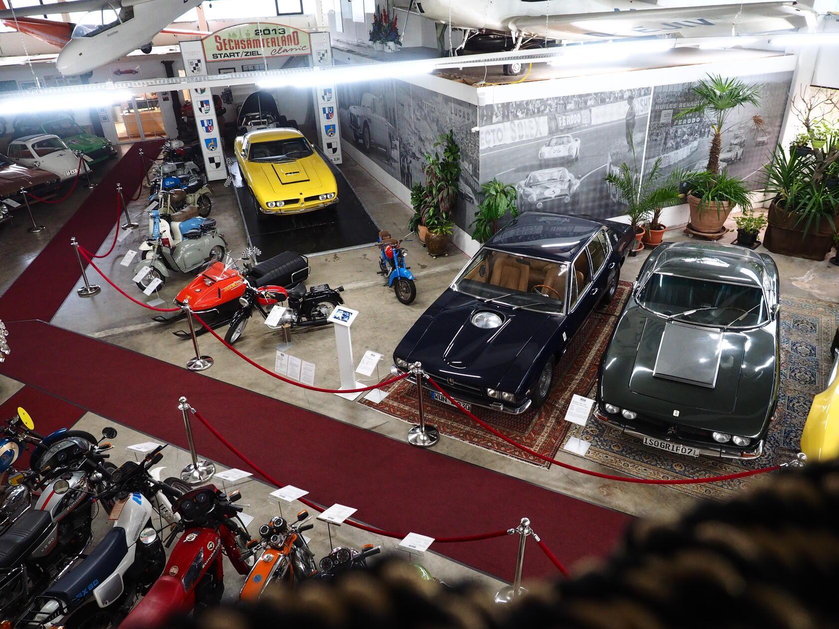 Im Fahrzeugmuseum Fichtelberg werden auch klassische, aber auch seltene Motorräder gezeigt.