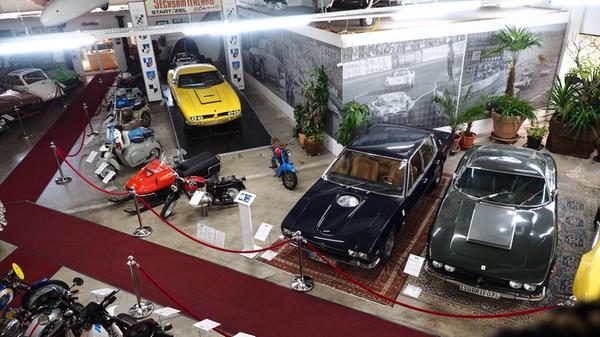 Im Fahrzeugmuseum Fichtelberg werden auch klassische, aber auch seltene Motorräder gezeigt.