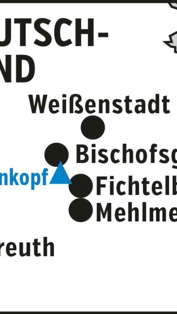 Reisegrafik Fichtelgebirge