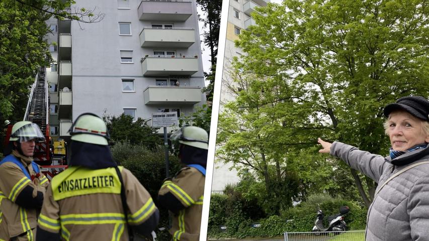 Nach Hochhaus-Brand mit Schlangen-Rettung in Fürth: Bewohner schildern Schreckmomente