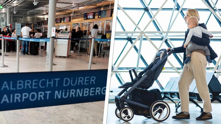 Verreisen mit dem sperrigen Kinderwagen: Wie ist das am Airport Nürnberg geregelt?
