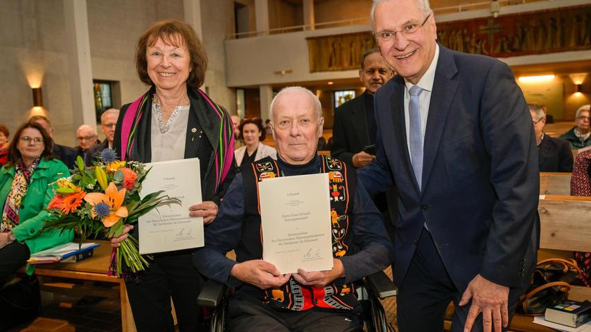 Ehrung für Annita und Ernst Klimek: Minister Herrmann dankt für Zubza-Hilfsprojekt aus Weisendorf
