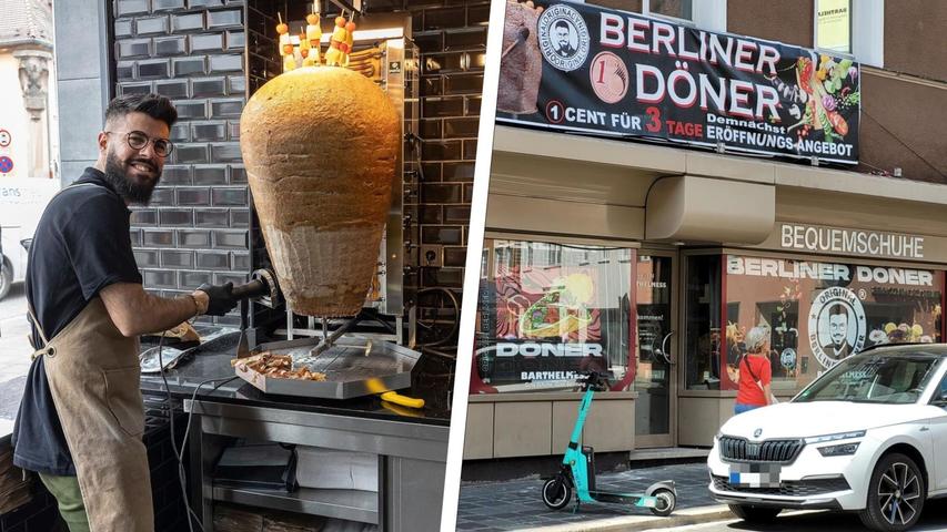 1-Cent-Döner zur Neueröffnung: „Original Berliner Döner“ öffnet Filiale in Nürnberger Innenstadt