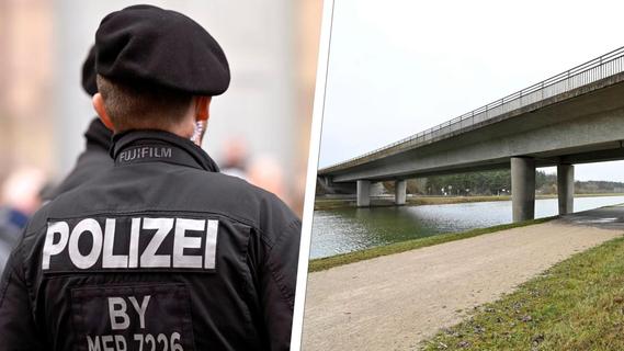 Großer antisemitischer Schriftzug und Hakenkreuz auf Nürnberger Brücke gesprüht