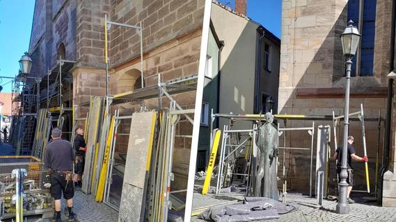 Sandsteinprobleme: Sanierung der Stadtkirche in Gunzenhausen wird deutlich teurer als gedacht