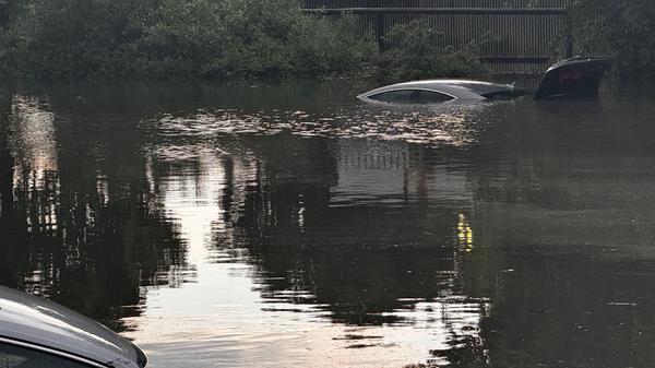 Besonders stark regnete es im Landkreis Bamberg, Knetzgau und in Nürnberg.