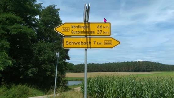 Fahrt in Schlangenlinien quer über die B 466 erst nahe Schwabach gestoppt
