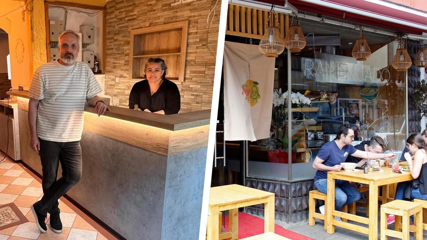 Aus einem wird zwei: Das pan-asiatische Restaurant Ramencado (re.) bekommt Zuwachs in Erlangen (li.). Aus einem wird zwei: Das pan-asiatische Restaurant Ramencado (re.) bekommt Zuwachs in Erlangen (li.).