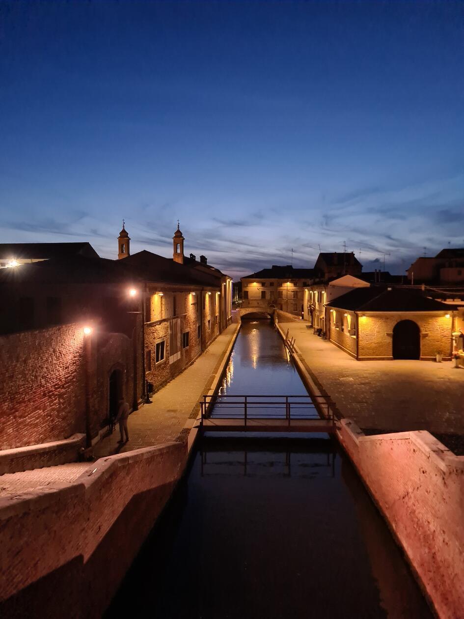 Die Stadt Comacchio in Italien gilt als kleines Venedig.