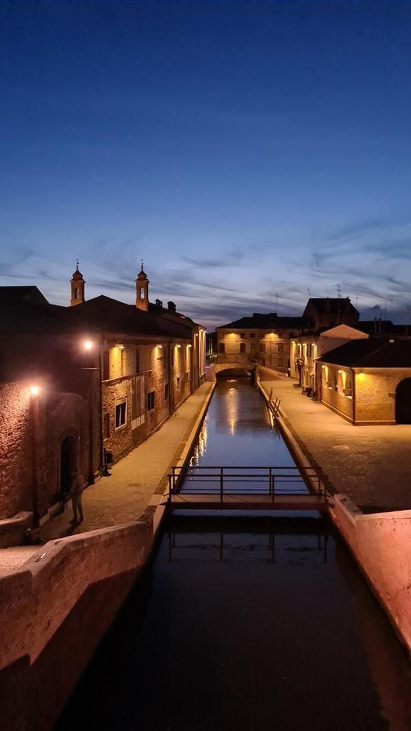 Die Stadt Comacchio in Italien gilt als kleines Venedig.