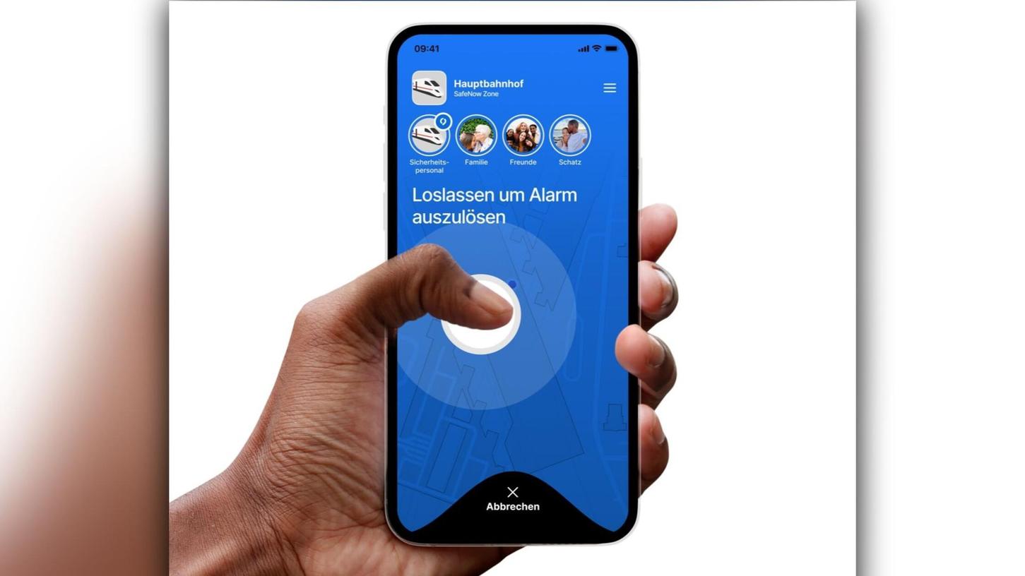 Mit einer neuen App sollen Menschen in Gefahrensituationen unauffällig einen Alarm an ausgewählte Kontakte schicken können. Mit einer neuen App sollen Menschen in Gefahrensituationen unauffällig einen Alarm an ausgewählte Kontakte schicken können.