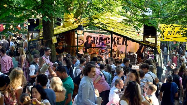 Die Band Cräcker am Niklas Keller.
