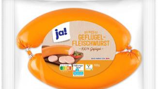 Die Firma OVO Vertriebs-GmbH ruft das Produkt "ja! Delikatess Geflügel-Fleischwurst Inhalt: 500g" wegen eines Qualitätsmangels zurück.