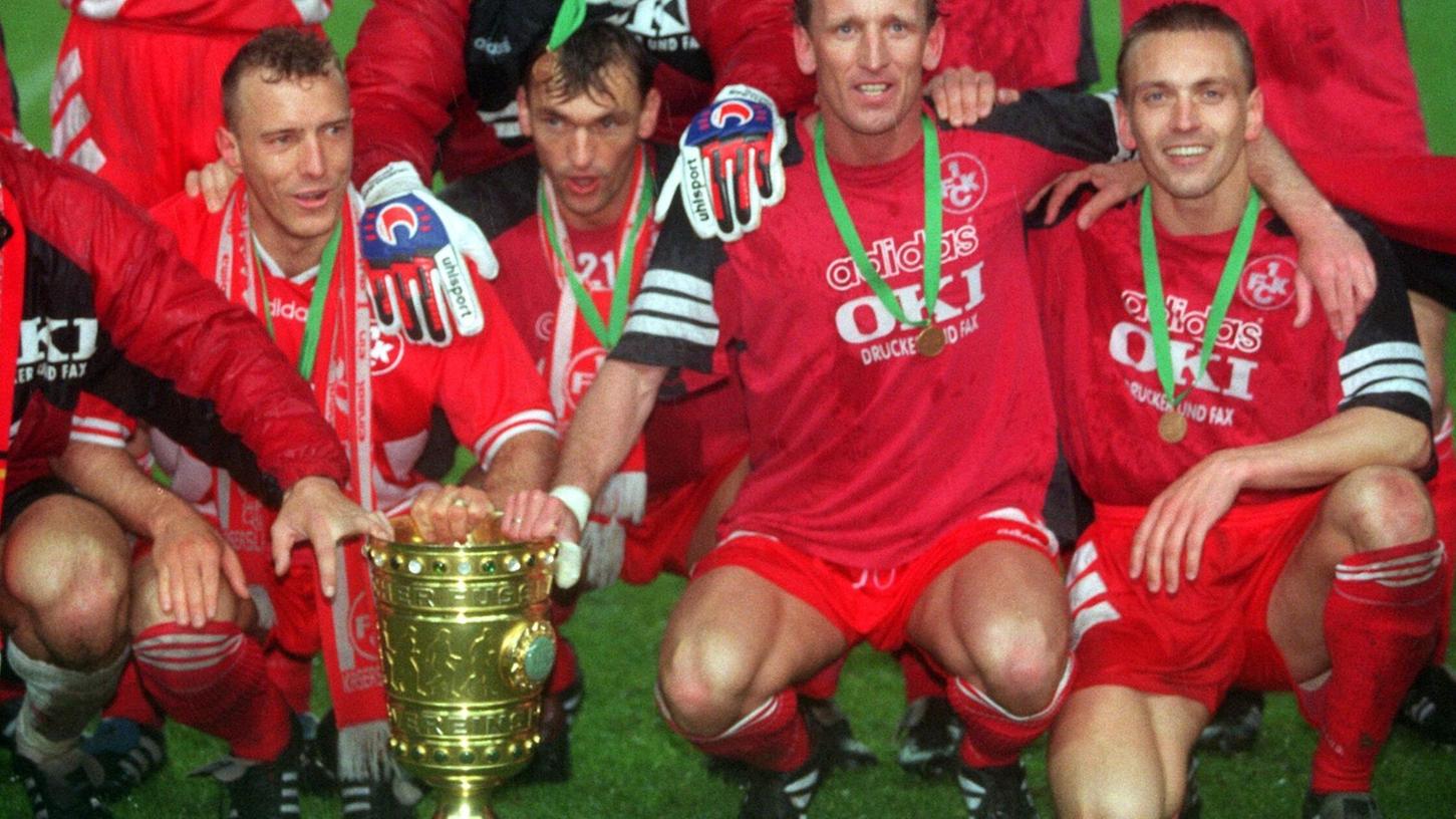 1996 reiste Kaiserslautern, eine Woche zuvor zum ersten Mal aus der Bundesliga abgestiegen, als Außenseiter in die Hauptstadt und gewann den Pokal.
