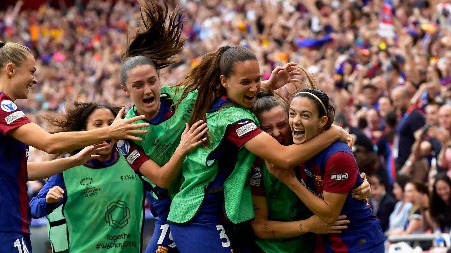 Barcelonas Frauen gewannen zum zweiten Mal in Serie die Champions League.