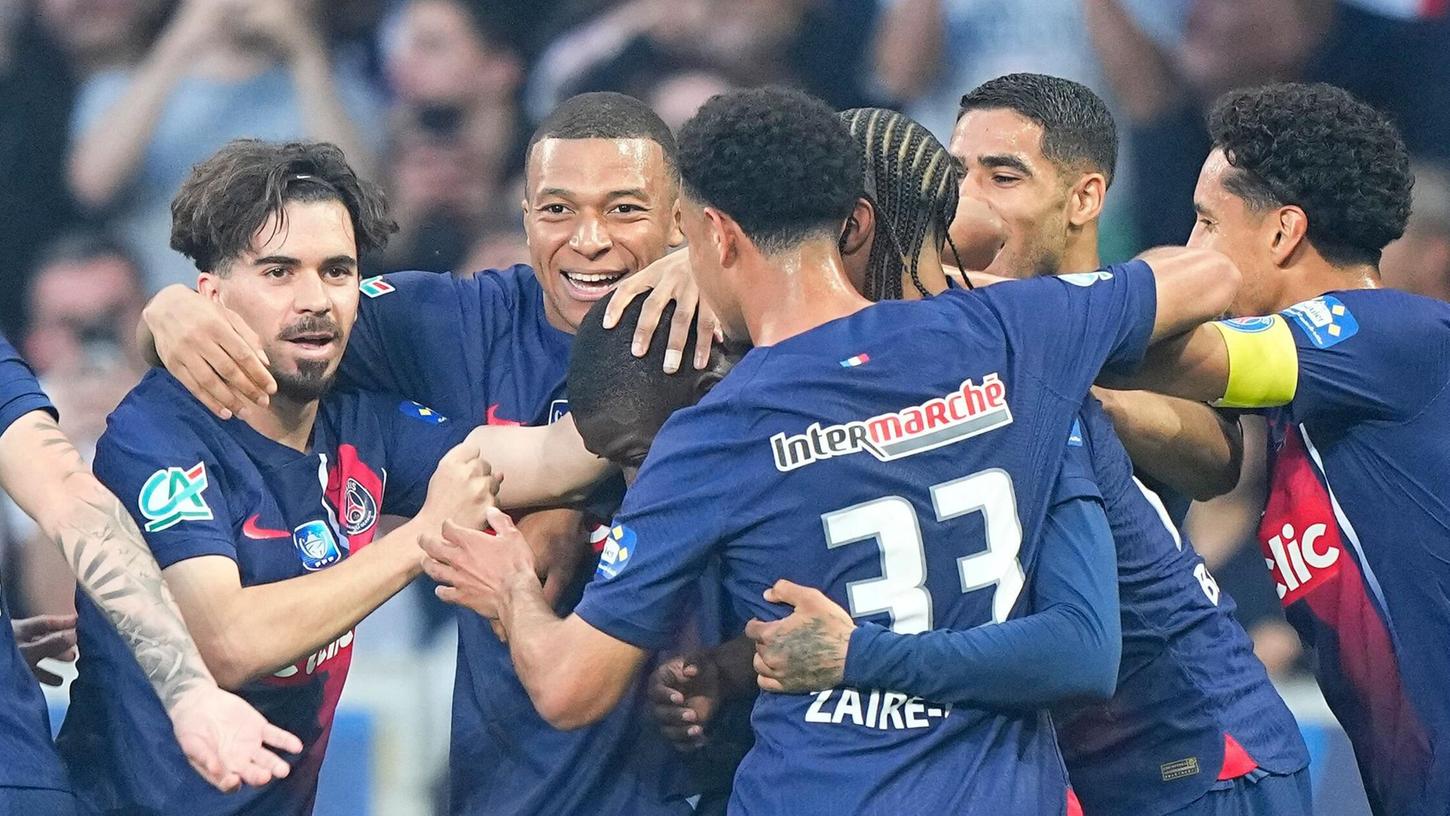 PSG behielt im französischen Pokalfinale gegen Lyon die Oberhand.