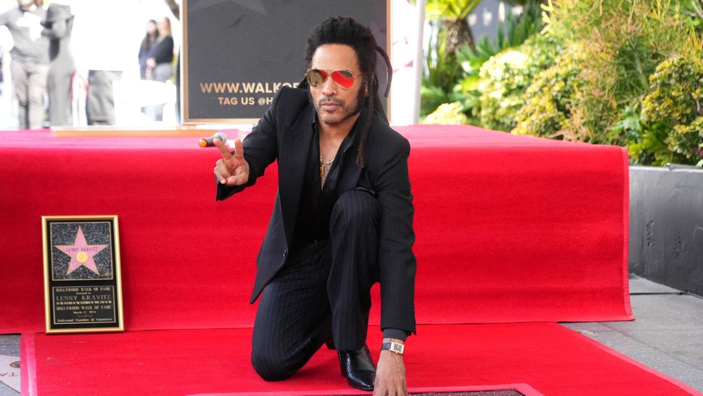 Lenny Kravitz hat einen Stern auf dem Hollywood Walk of Fame.