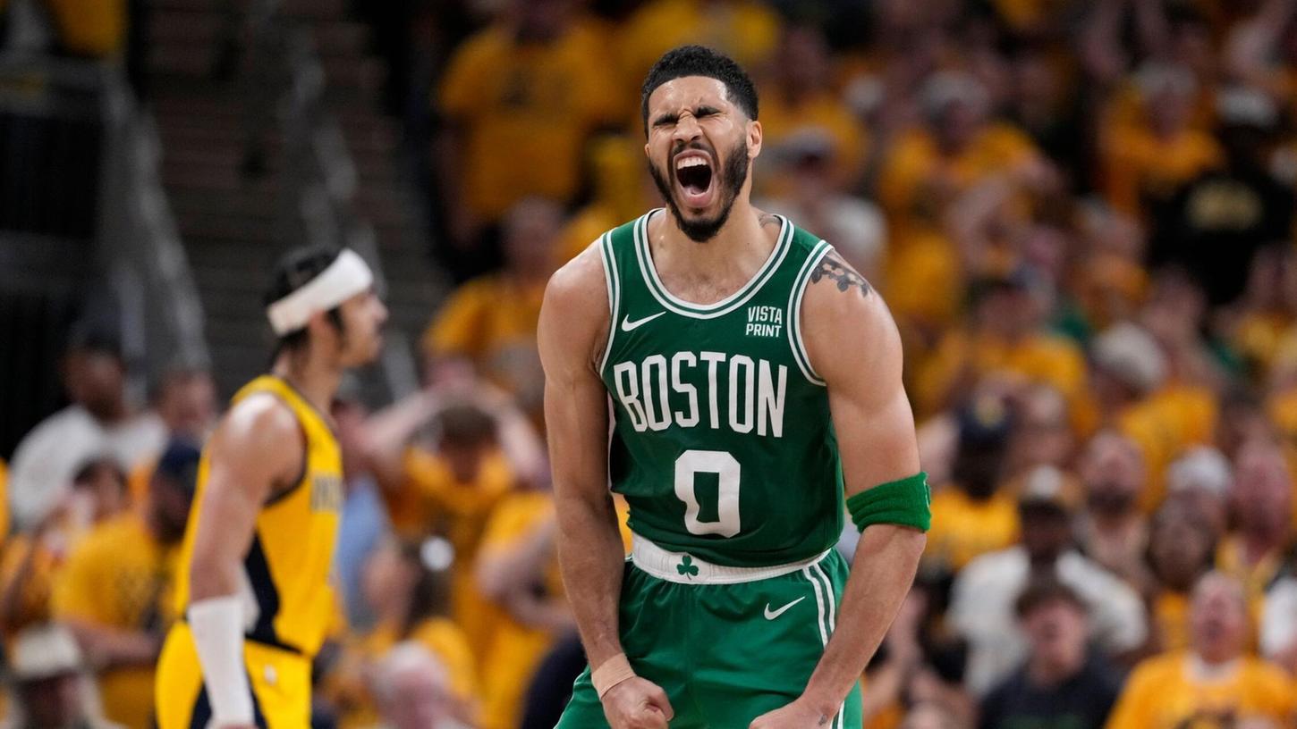 Die Boston Celtics um Jayson Tatum waren das beste Team der regulären NBA-Saison und ziehen bislang auch souverän durch die Playoffs.