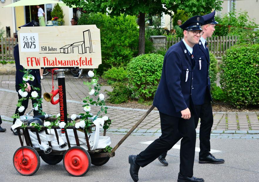 Der kilometerlange Festzug war einer der Höhepunkte des Jubiläumsfestes.