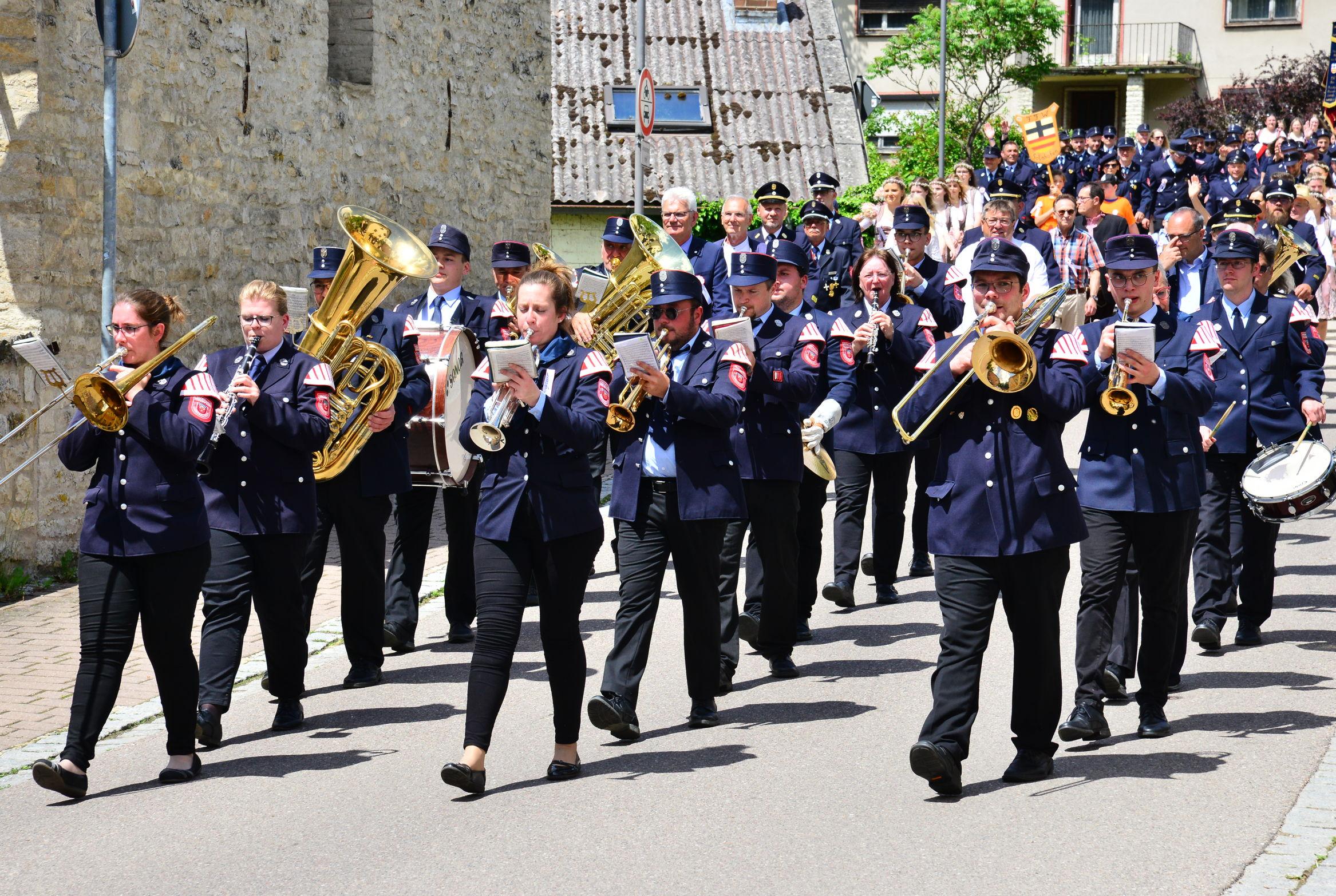 Der kilometerlange Festzug war einer der Höhepunkte des Jubiläumsfestes.
