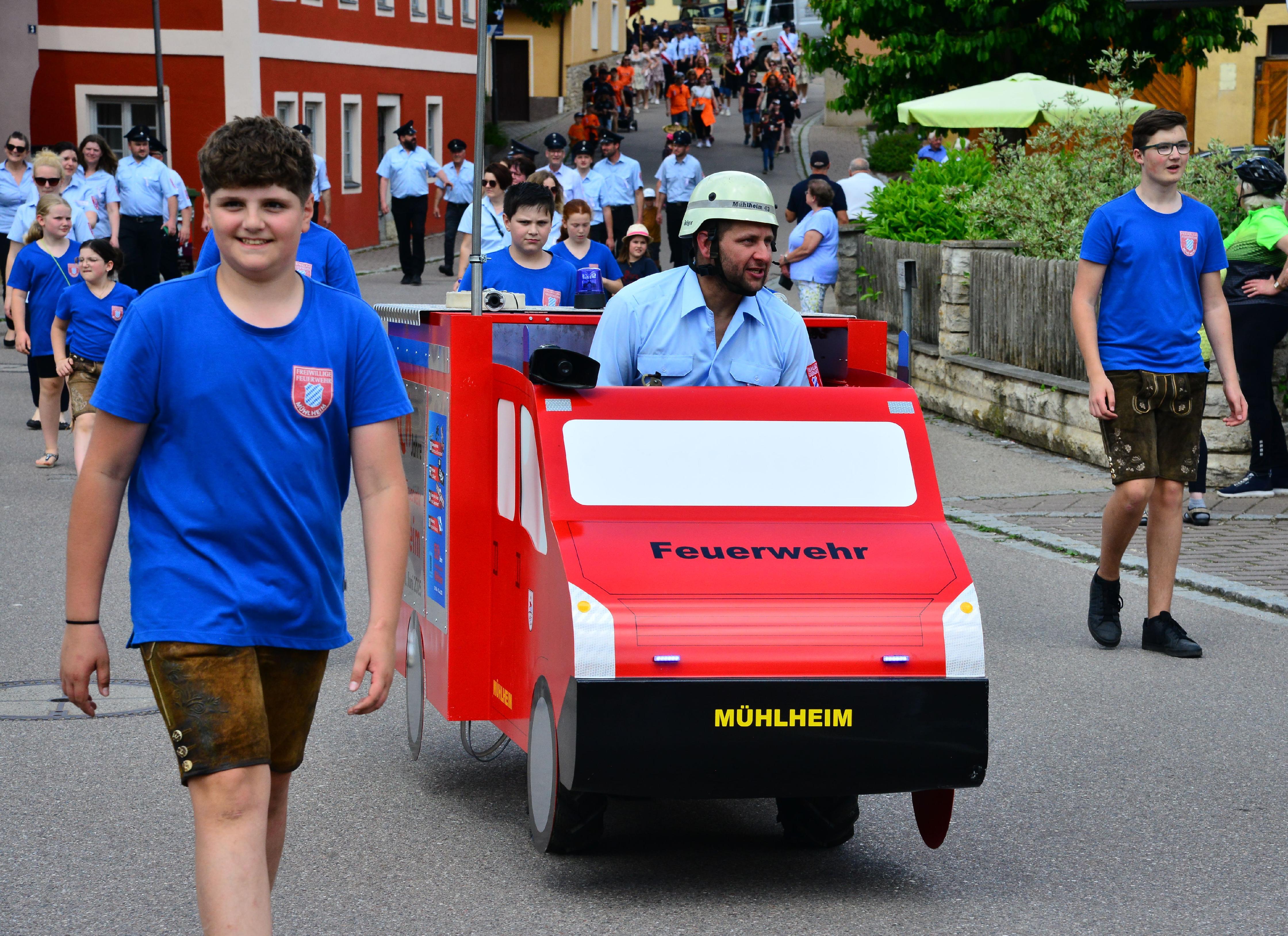Der kilometerlange Festzug war einer der Höhepunkte des Jubiläumsfestes.